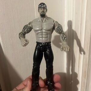 WWE UNDERTAKER BLACK AND WHITE FIGURE 2003 JAKKS Canada Exclusive Grey Gray RARE
